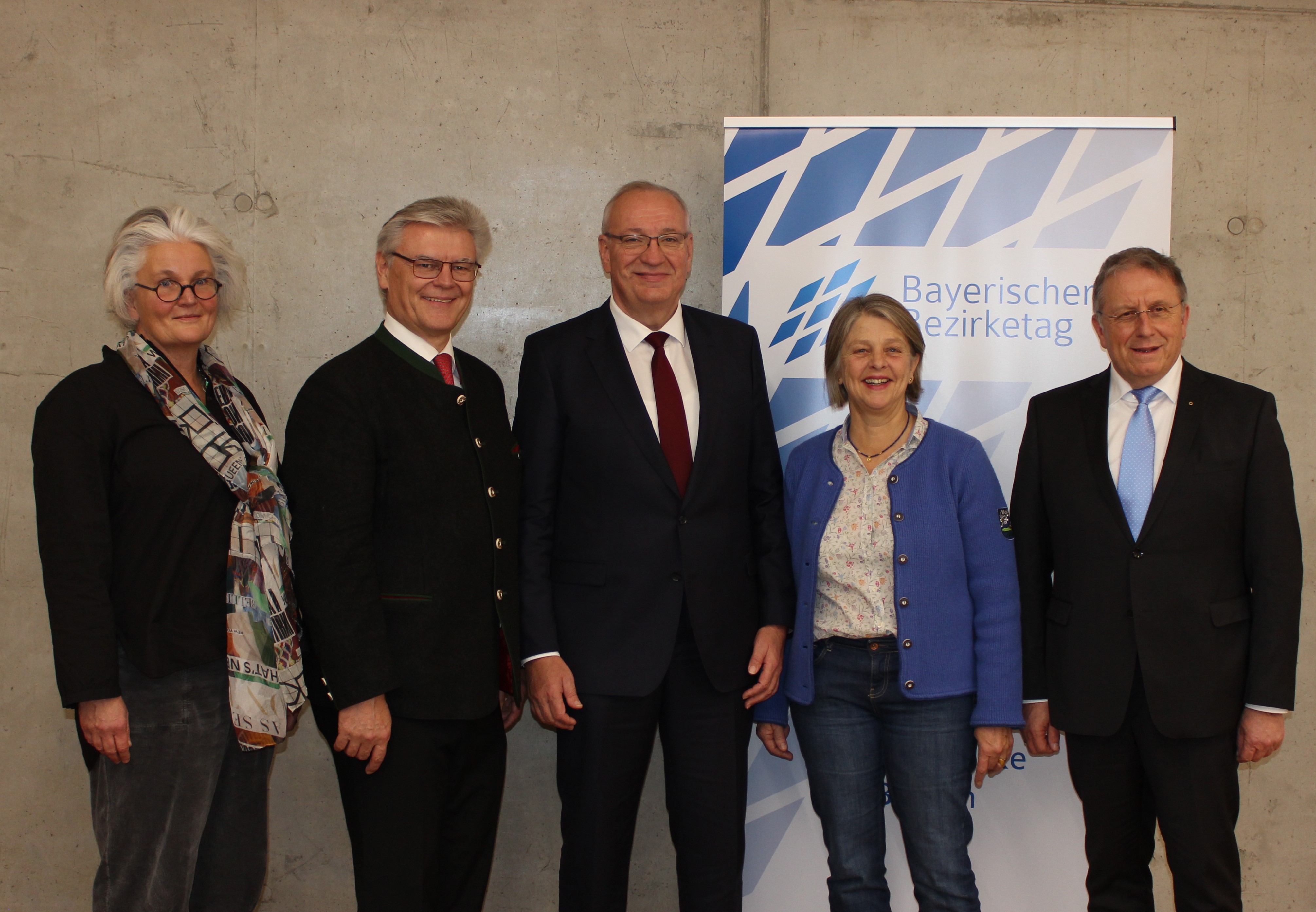Mitglieder des Präsidiums Bayerischer Bezirketag
